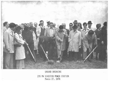 Sikeston Power Station ground breaking